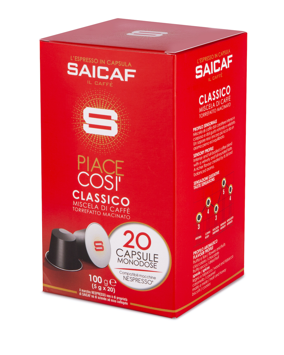 Saicaf  Caffè Classico in Capsule Compatibili Nespresso®