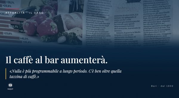 rincari caffè